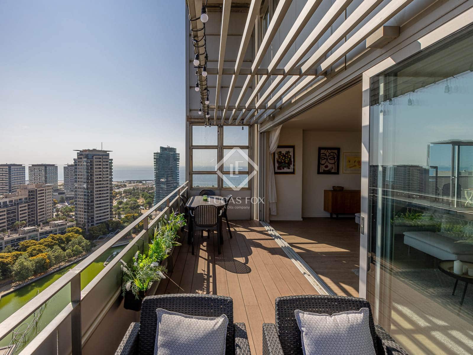 3 bedroom Penthouse for rent in Barcelona city with pool - € 5,700 (Ref: 9082658)