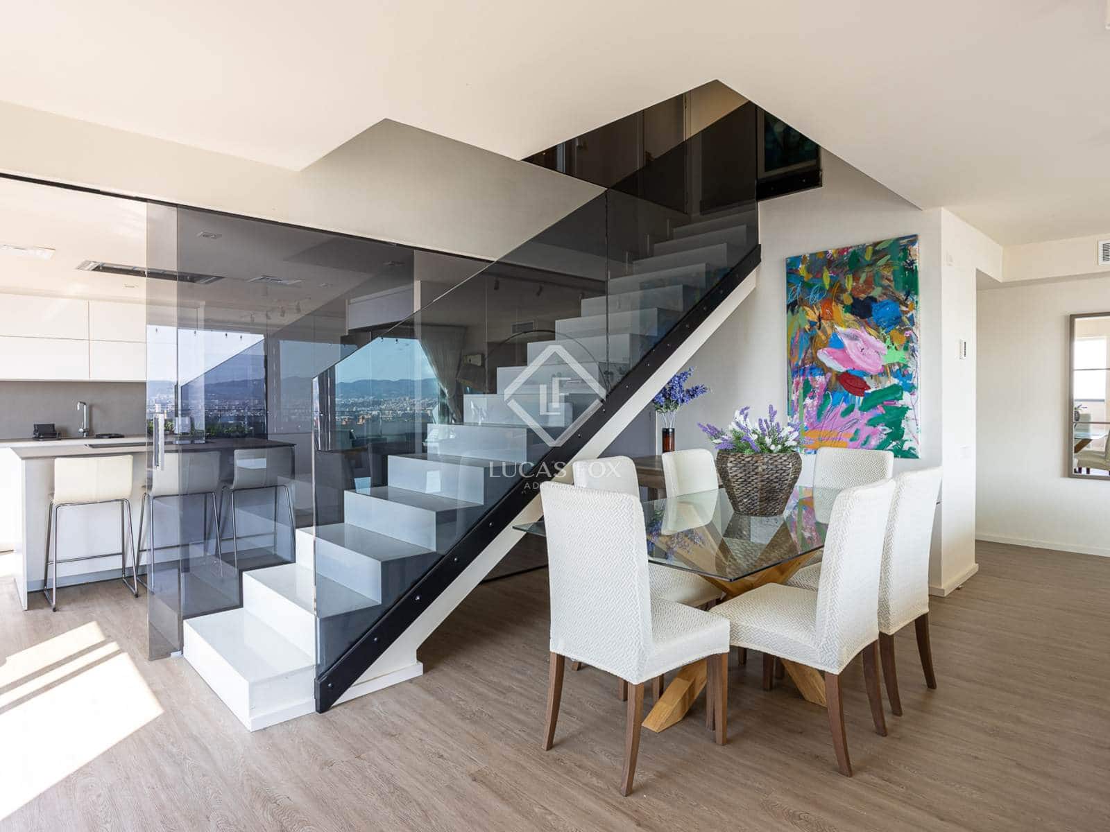 3 bedroom Penthouse for rent in Barcelona city with pool - € 5,700 (Ref: 9082658)