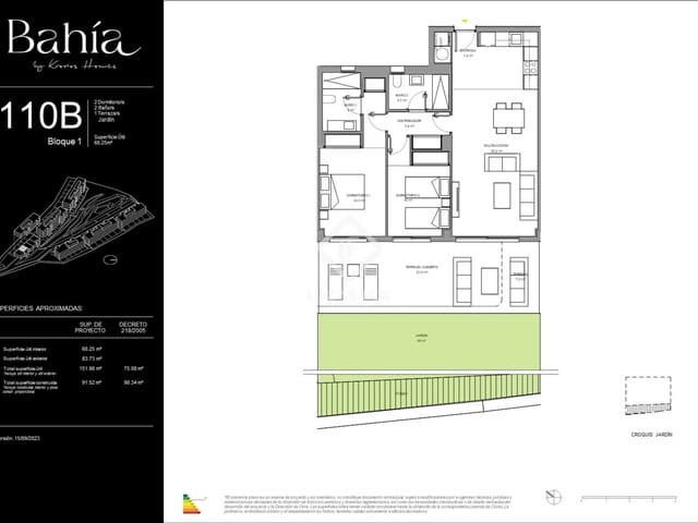 2 chambre Penthouse à vendre à La Cala de Mijas, Mijas avec piscine garage - 540 000 € (Ref: 9086430)