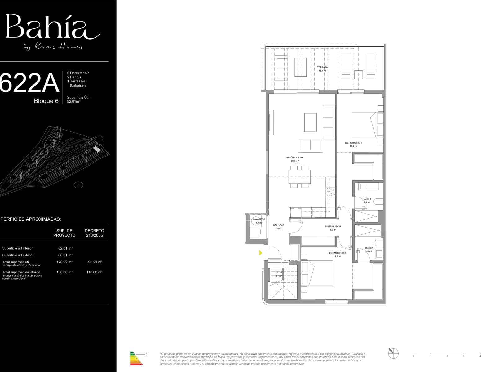 2 soverom Penthouse til salgs i La Cala de Mijas med svømmebasseng garasje - € 540 000 (Ref: 9086430)