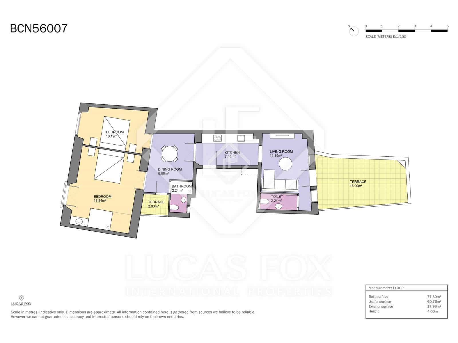 2 soveværelse Lejlighed til salg i Barcelona by - € 475.000 (Ref: 9097581)