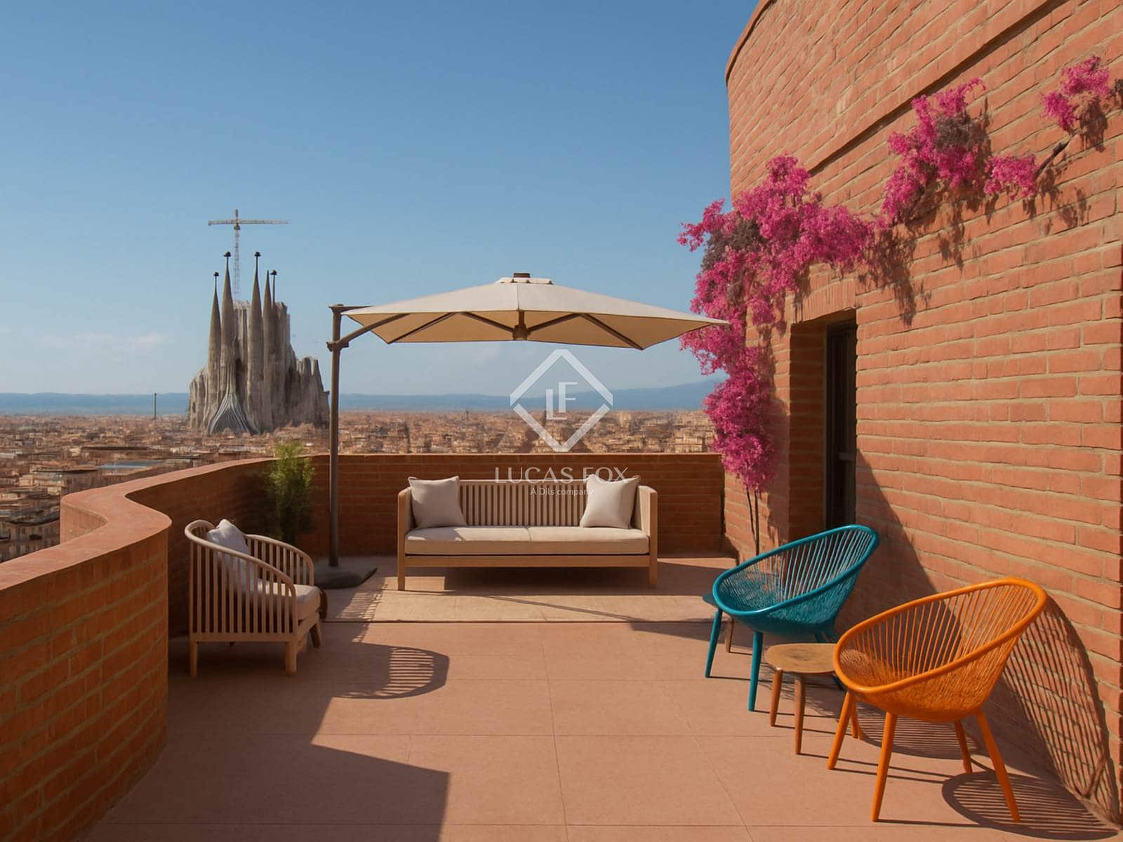 3 quarto Penthouse para venda em Barcelona cidade com garagem - 1 450 000 € (Ref: 9101729)