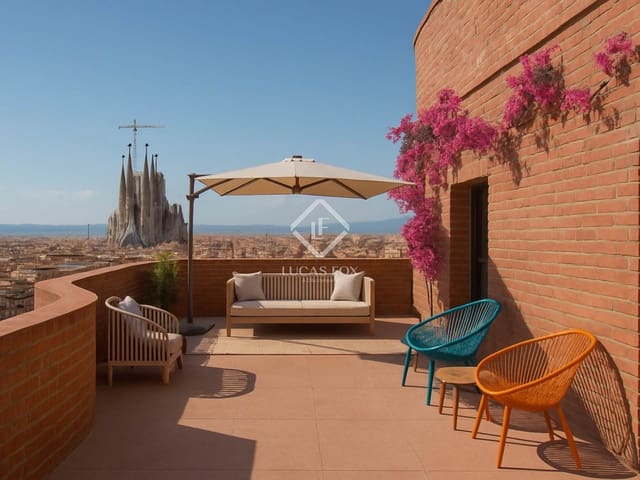 3 quarto Penthouse para venda em Barcelona cidade com garagem - 1 450 000 € (Ref: 9101729)