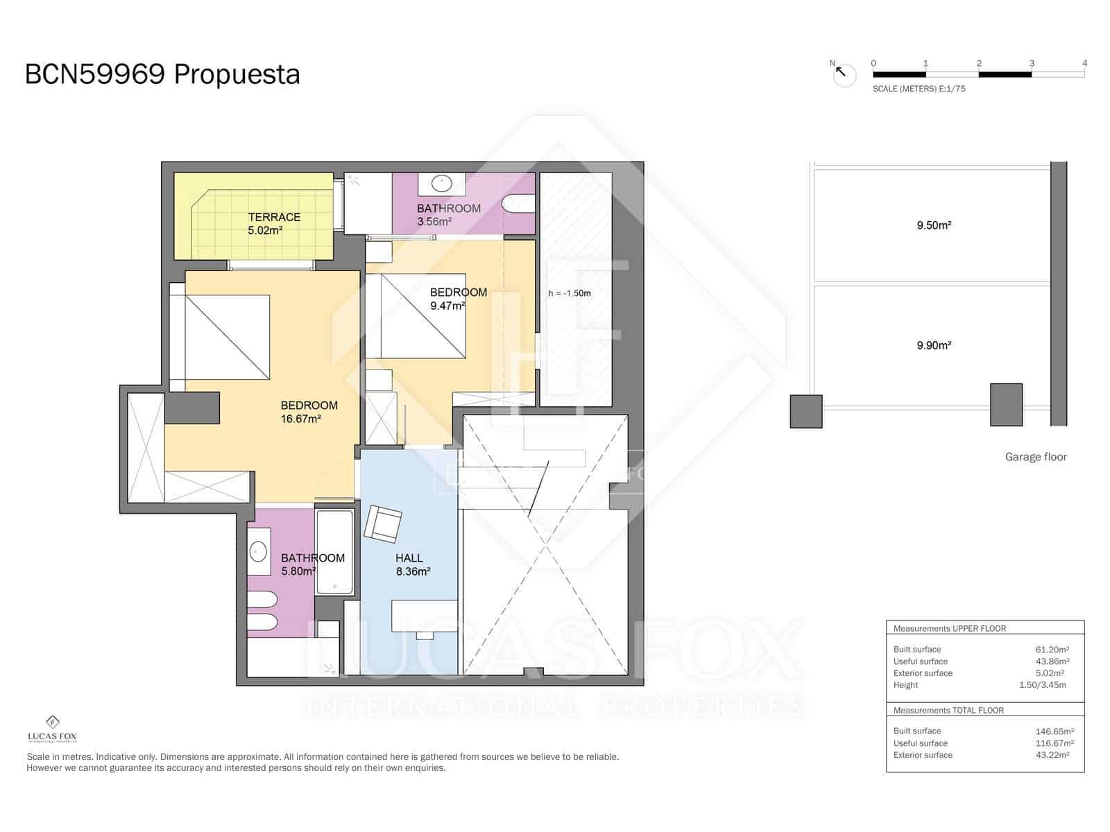 3 sypialnia Penthouse na sprzedaż w Miasto Barcelona z garażem - 1 450 000 € (Ref: 9101729)