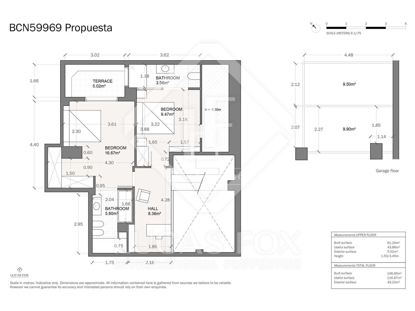 3 sypialnia Penthouse na sprzedaż w Miasto Barcelona z garażem - 1 450 000 € (Ref: 9101729)