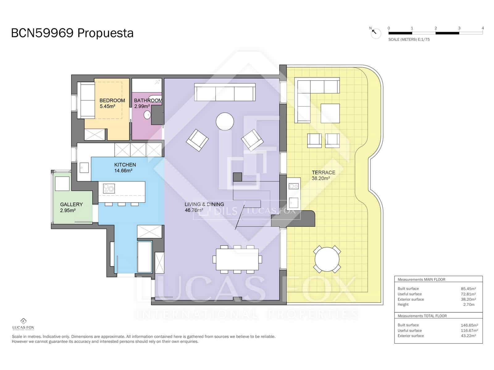 3 sypialnia Penthouse na sprzedaż w Miasto Barcelona z garażem - 1 450 000 € (Ref: 9101729)