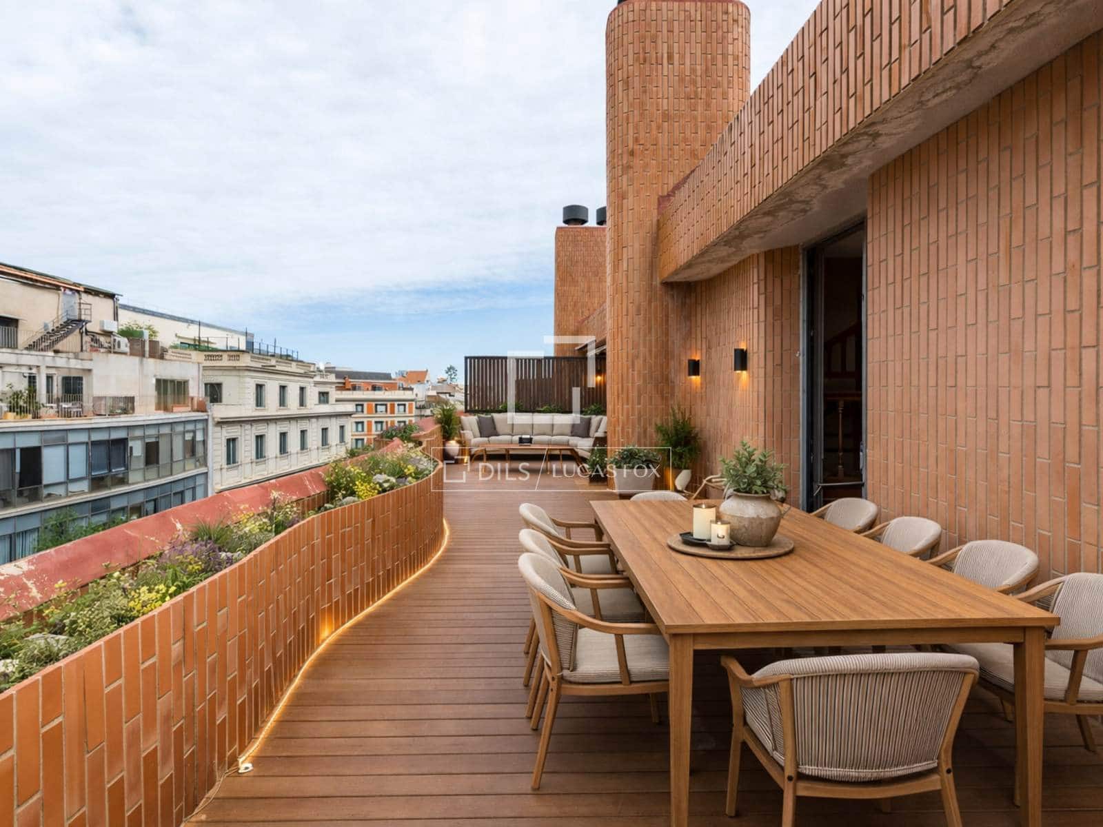3 sypialnia Penthouse na sprzedaż w Miasto Barcelona z garażem - 1 450 000 € (Ref: 9101729)