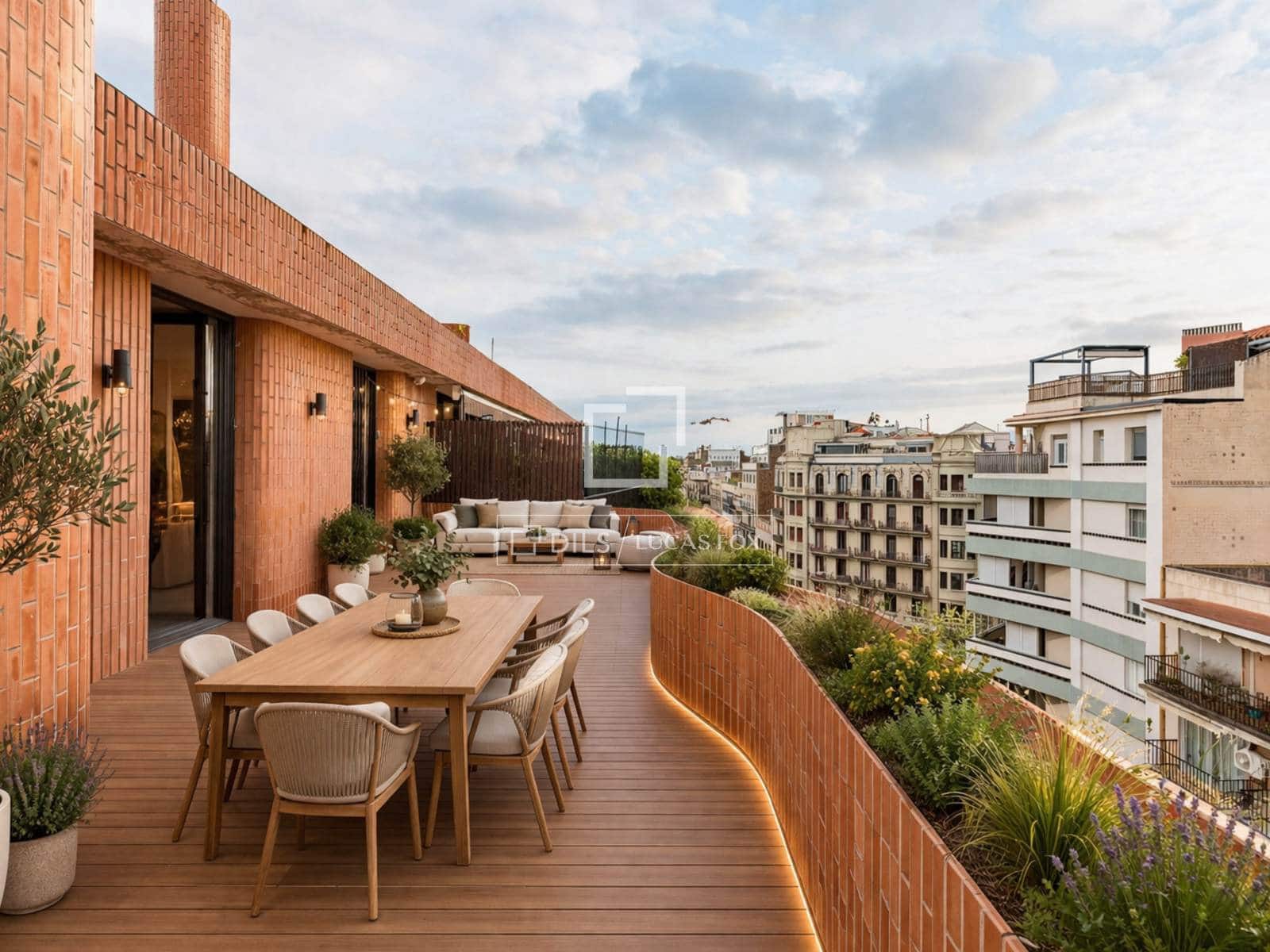 3 sypialnia Penthouse na sprzedaż w Miasto Barcelona z garażem - 1 450 000 € (Ref: 9101729)