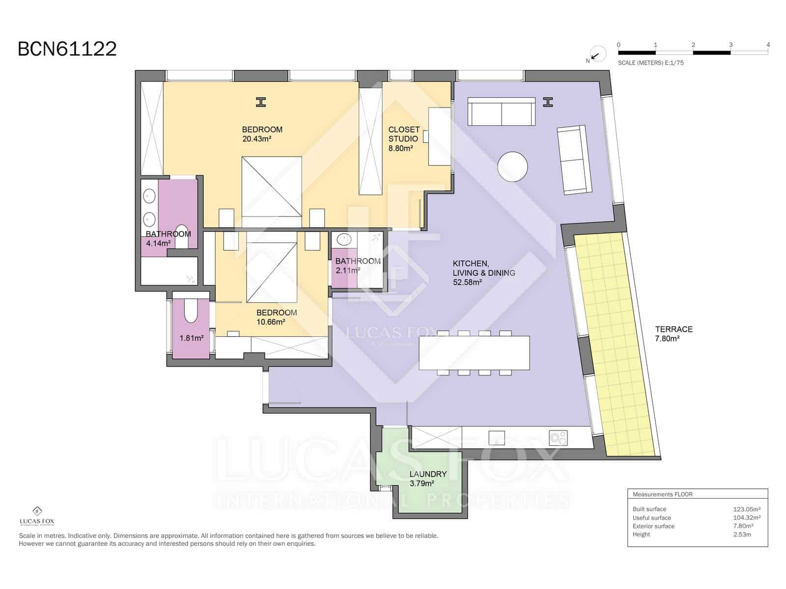 2 makuuhuone Huoneisto myytävänä paikassa Barcelona kaupunki mukana 
autotalli - 930 000 € (Ref: 9101733)