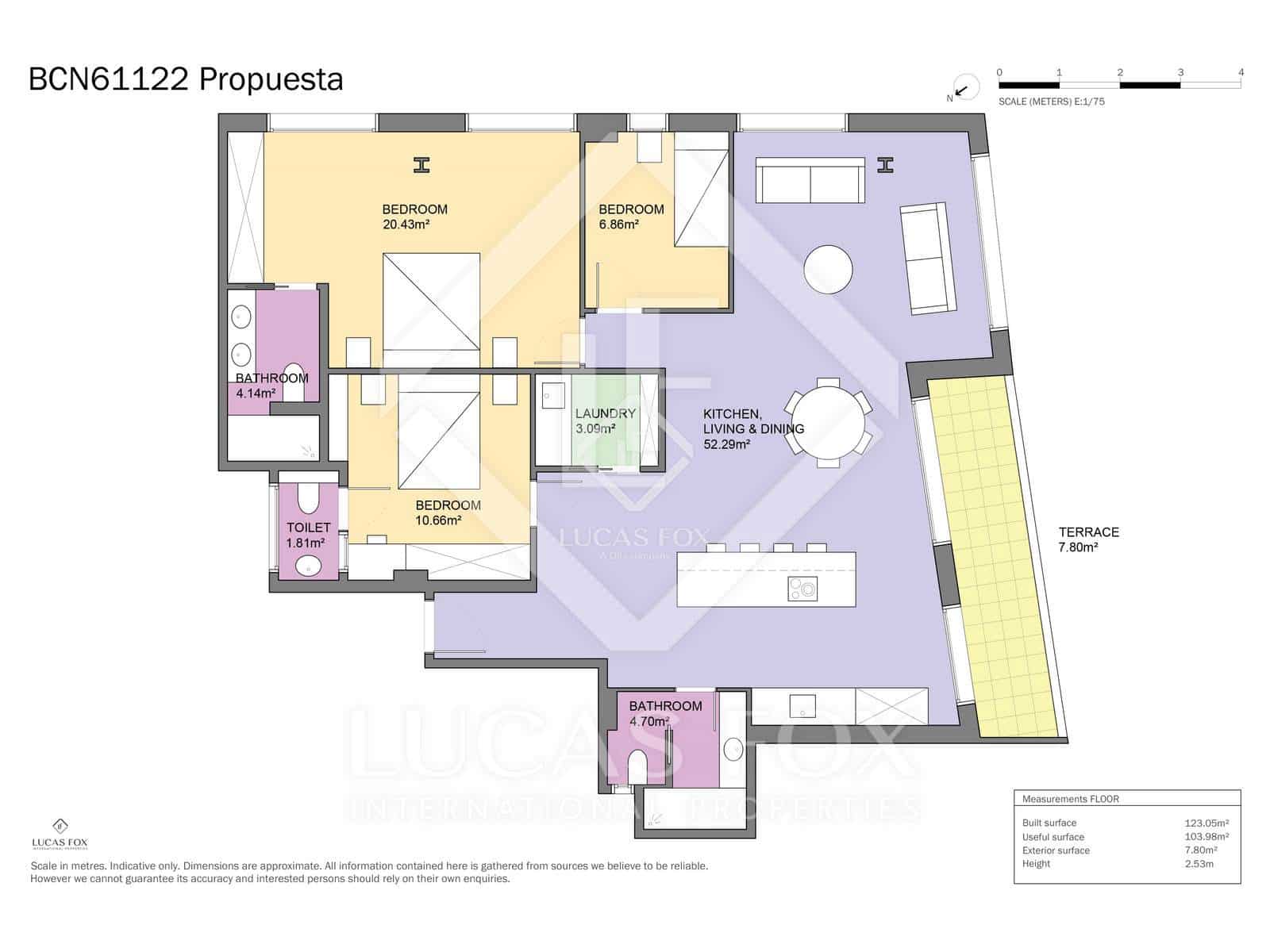 2 makuuhuone Huoneisto myytävänä paikassa Barcelona kaupunki mukana 
autotalli - 930 000 € (Ref: 9101733)