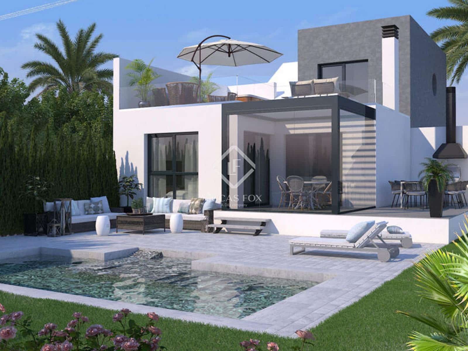 3 sypialnia Willa na sprzedaż w San Juan de Alicante / Sant Joan d'Alacant z basenem garażem - 725 000 € (Ref: 9113275)