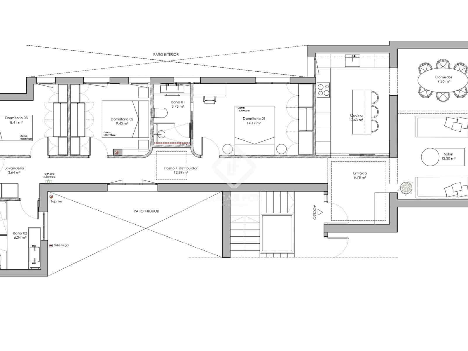 3 slaapkamer Appartement te koop in Madrid stad - € 1.695.000 (Ref: 9113605)