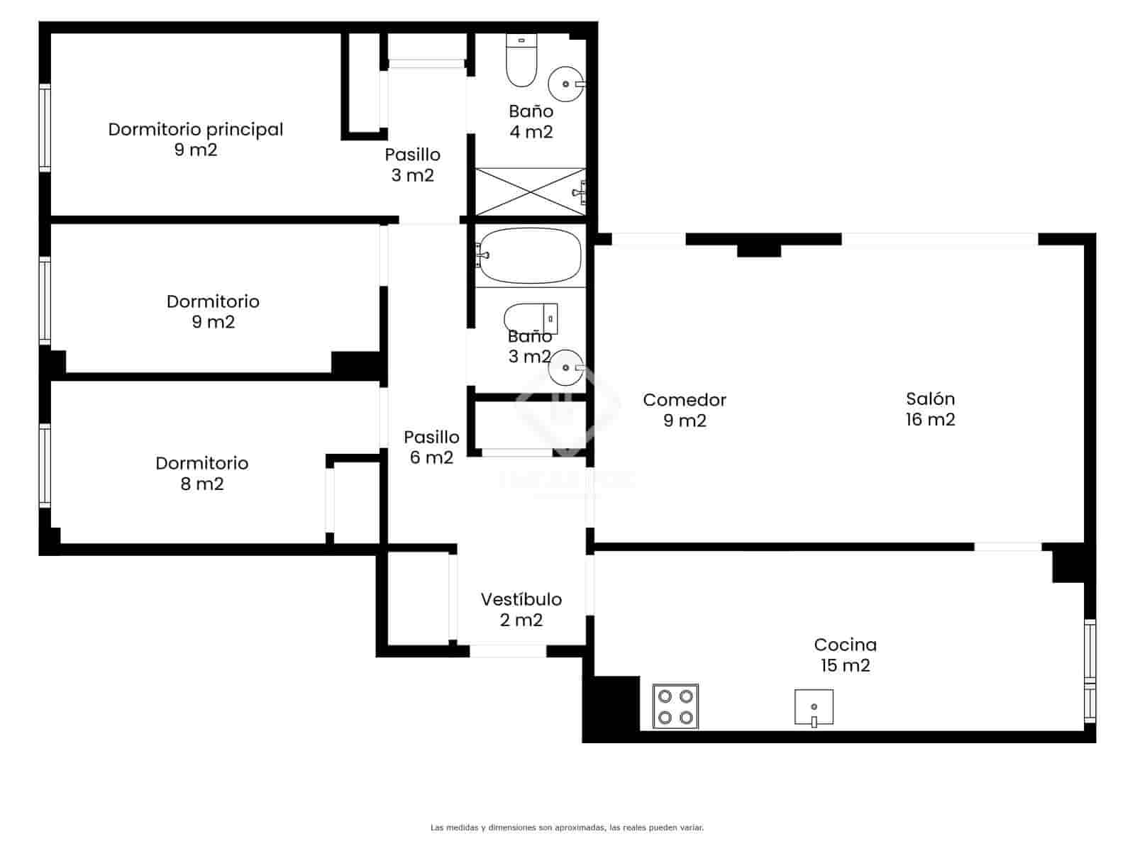 3 soverom Leilighet til salgs i Sitges med svømmebasseng garasje - € 960 000 (Ref: 9117189)
