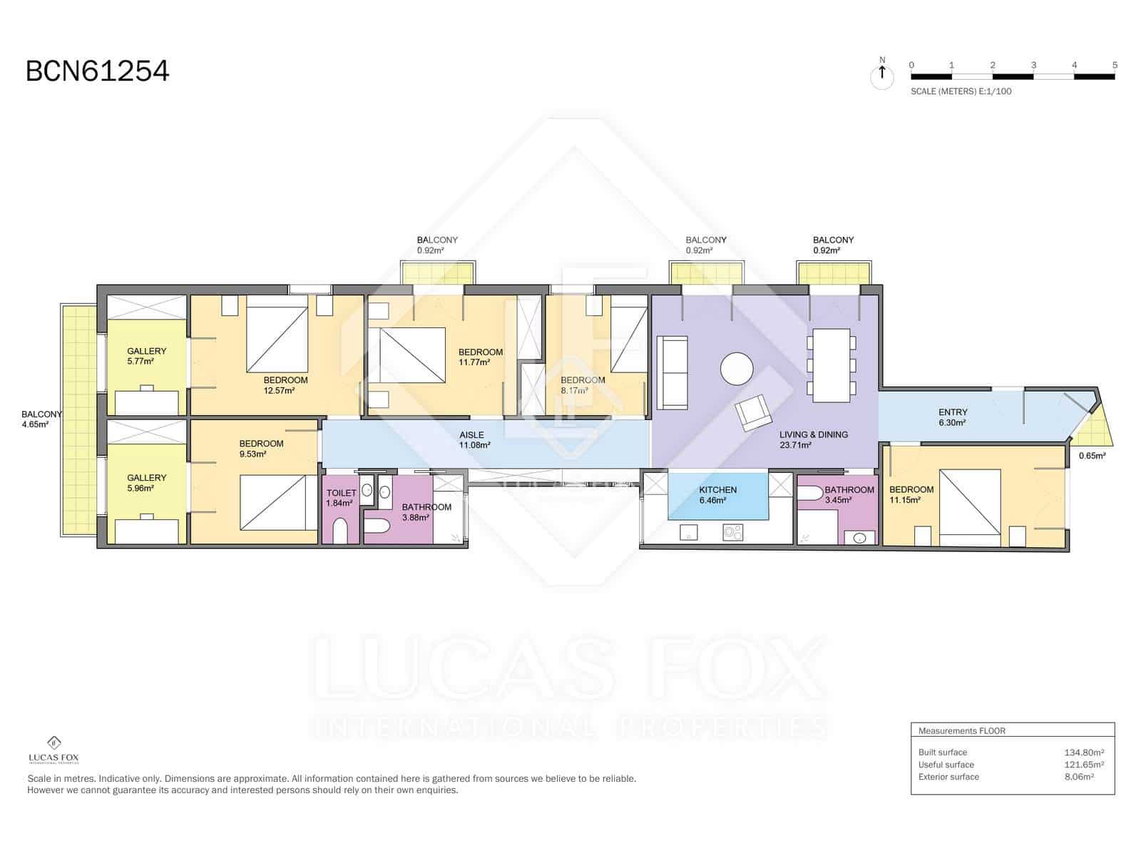 5 soverom Leilighet til salgs i Barcelona by - € 600 000 (Ref: 9127217)