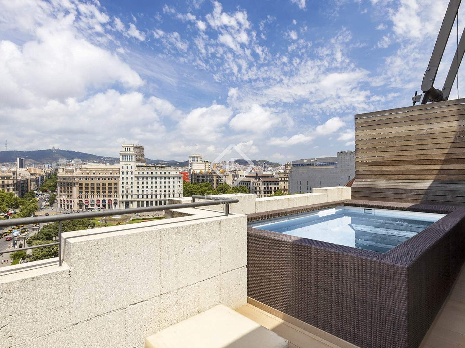 4 Zimmer Penthouse zu vermieten in Barcelona Stadt mit Garage - 12.000 € (Ref: 9133751)