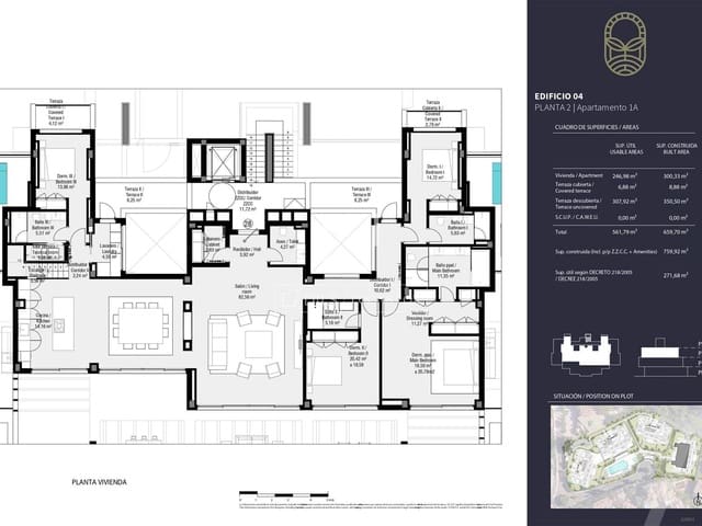 4 sovrum Lägenhet till salu i Elviria, Marbella med pool garage - 5 145 000 € (Ref: 9135116)