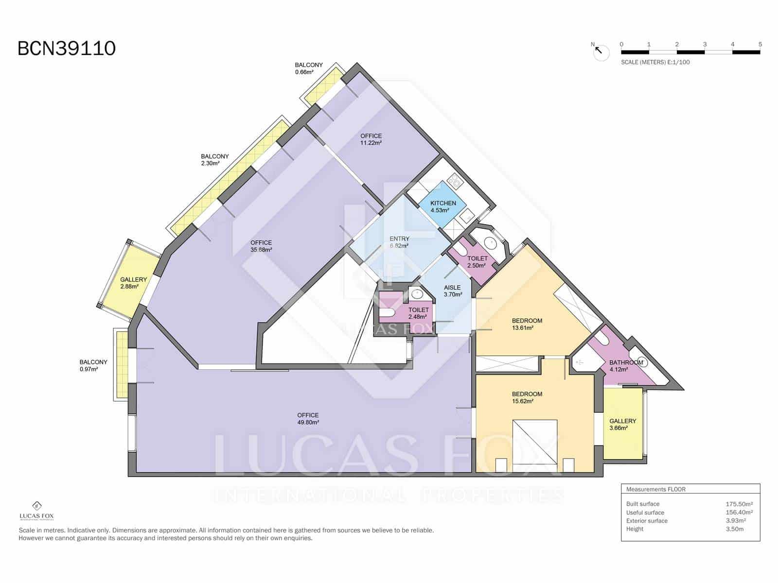 2 Zimmer Apartment zu verkaufen in Barcelona Stadt - 1.092.000 € (Ref: 9135904)