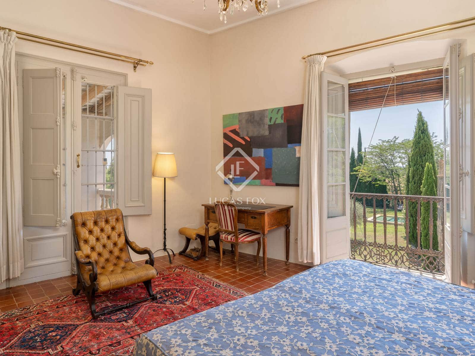 6 soveværelse Finca/Landehus til salg i Garrigas med swimmingpool garage - € 1.790.000 (Ref: 9138559)