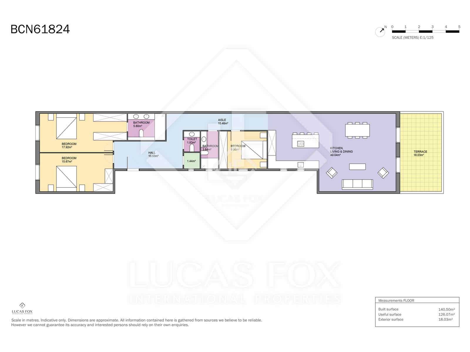 Apartamento de 3 habitaciones en Barcelona ciudad en venta - 1.450.000 € (Ref: 9142367)