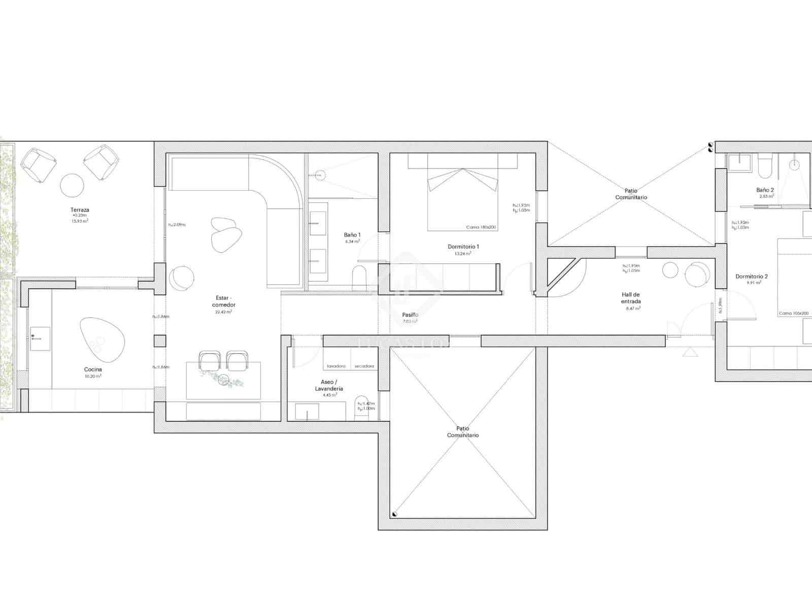 3 soveværelse Penthouse til salg i Madrid by - € 1.590.000 (Ref: 9144649)