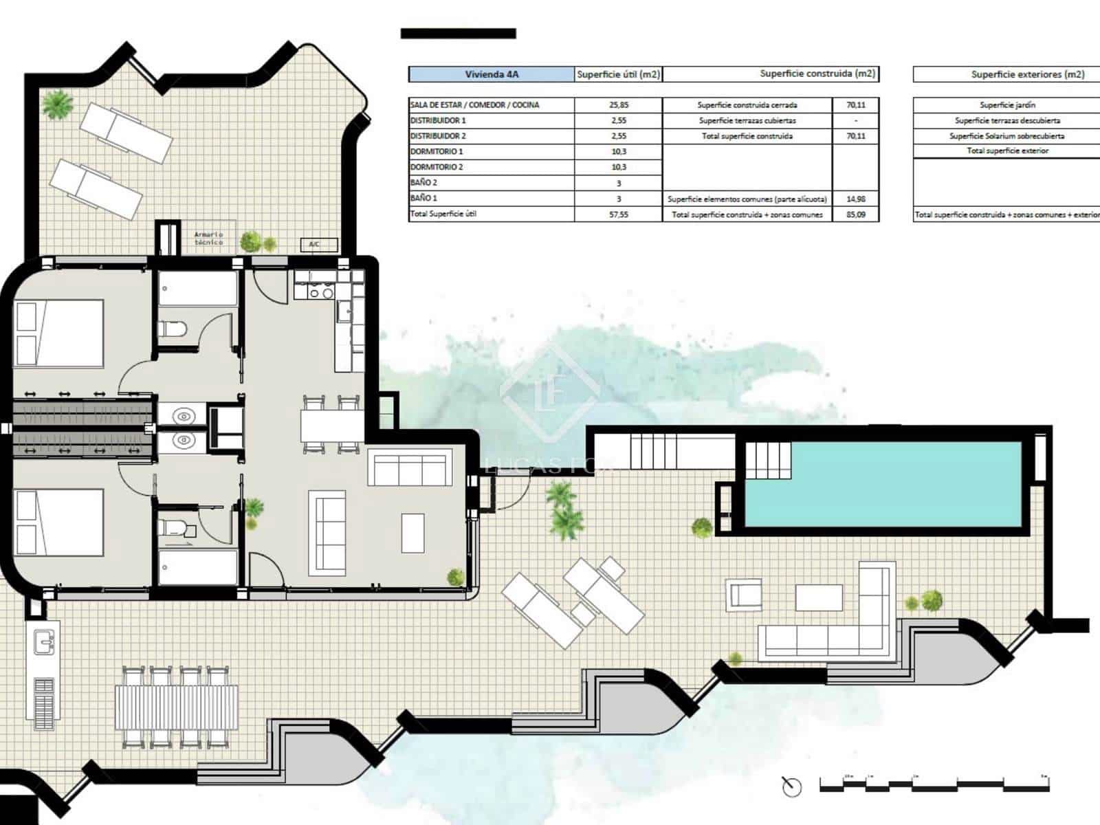 2 soveværelse Lejlighed til salg i Ibiza by - € 1.185.000 (Ref: 9153015)