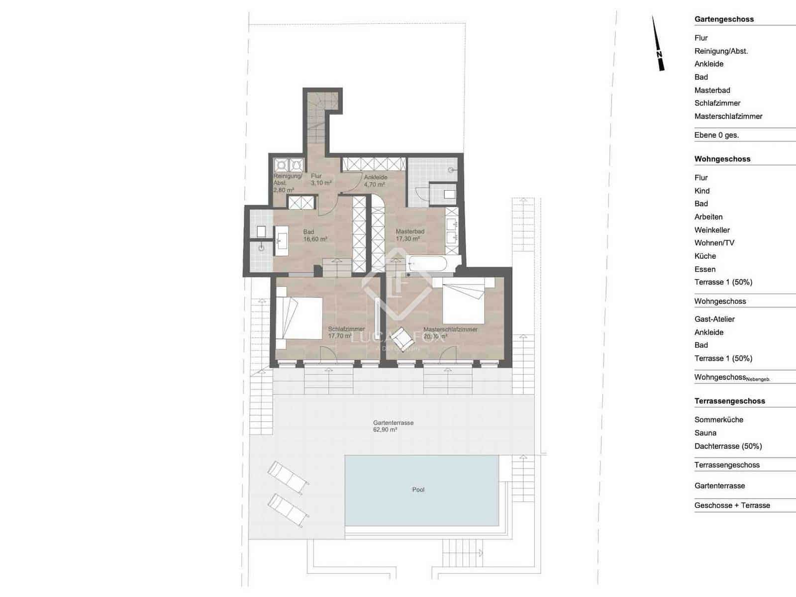 4 quarto Moradia para venda em Palma de Mallorca com piscina garagem - 4 300 000 € (Ref: 9153214)