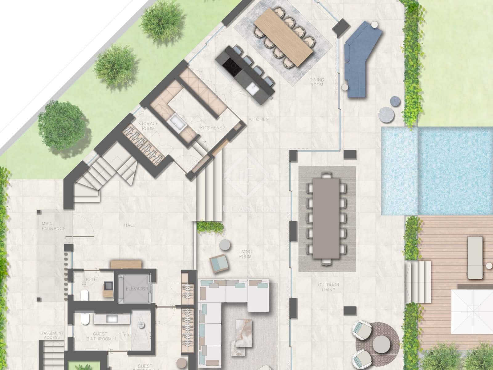 4 soveværelse Villa til salg i Bendinat med swimmingpool garage - € 7.200.000 (Ref: 9153217)