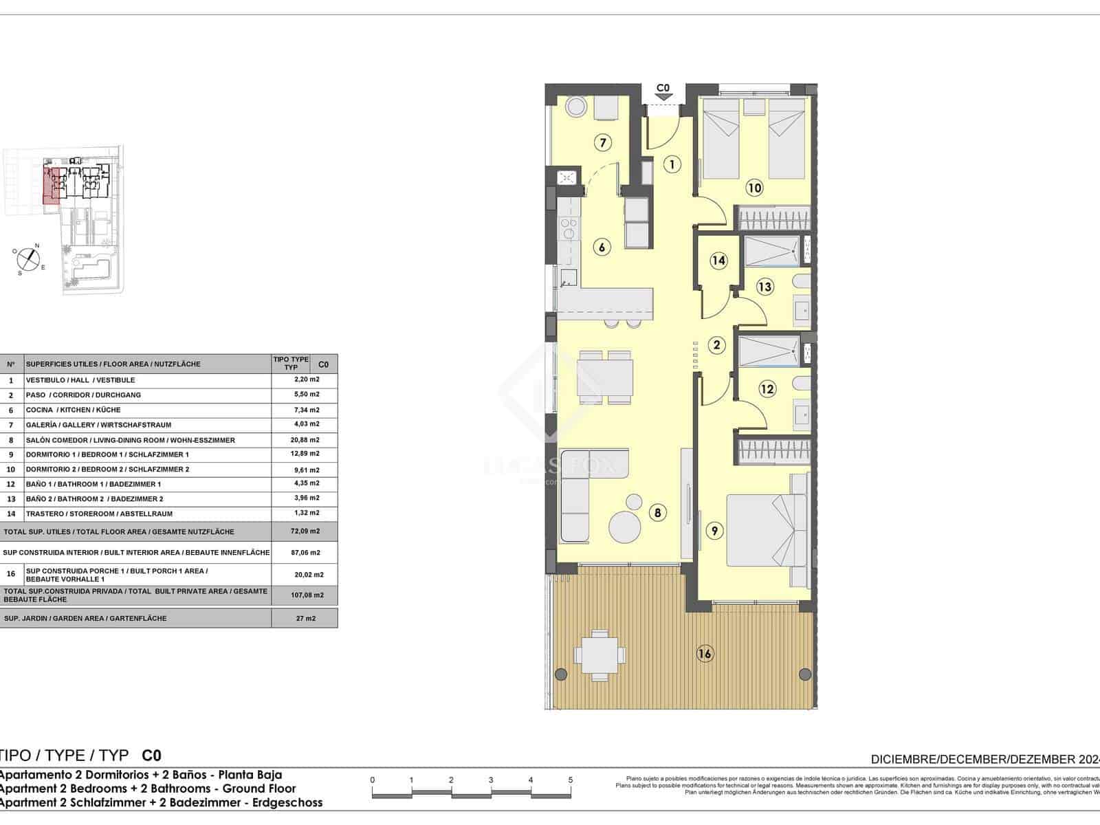 2 soveværelse Lejlighed til salg i Cala Ratjada med swimmingpool garage - € 482.000 (Ref: 9153299)