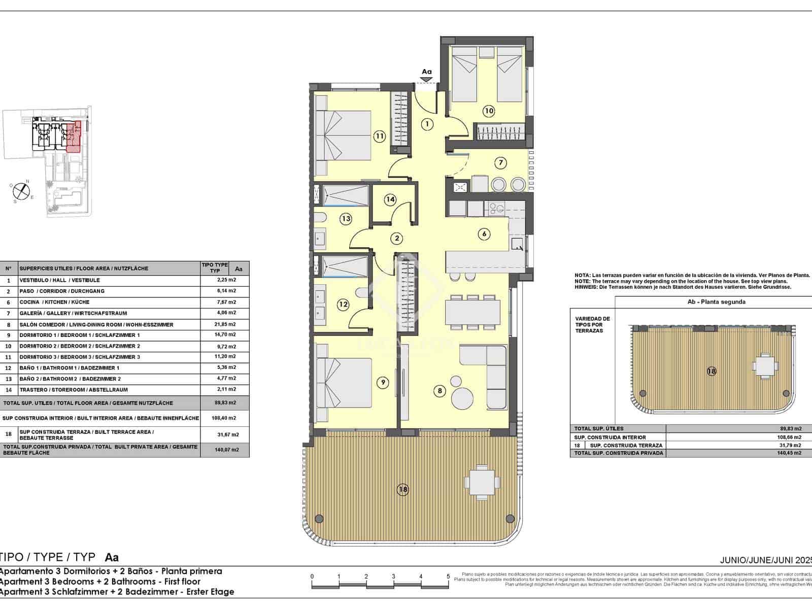 2 soveværelse Lejlighed til salg i Cala Ratjada med swimmingpool garage - € 482.000 (Ref: 9153299)