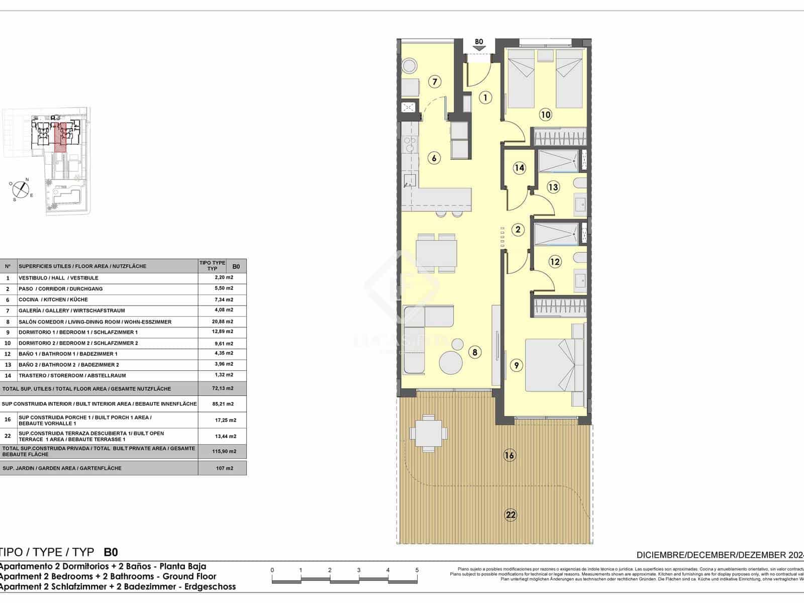 2 soveværelse Lejlighed til salg i Cala Ratjada med swimmingpool garage - € 493.000 (Ref: 9153301)