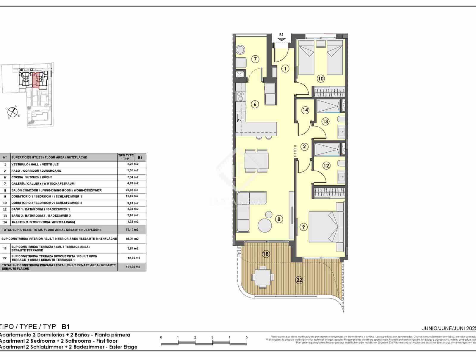 2 soveværelse Lejlighed til salg i Cala Ratjada med swimmingpool garage - € 493.000 (Ref: 9153301)