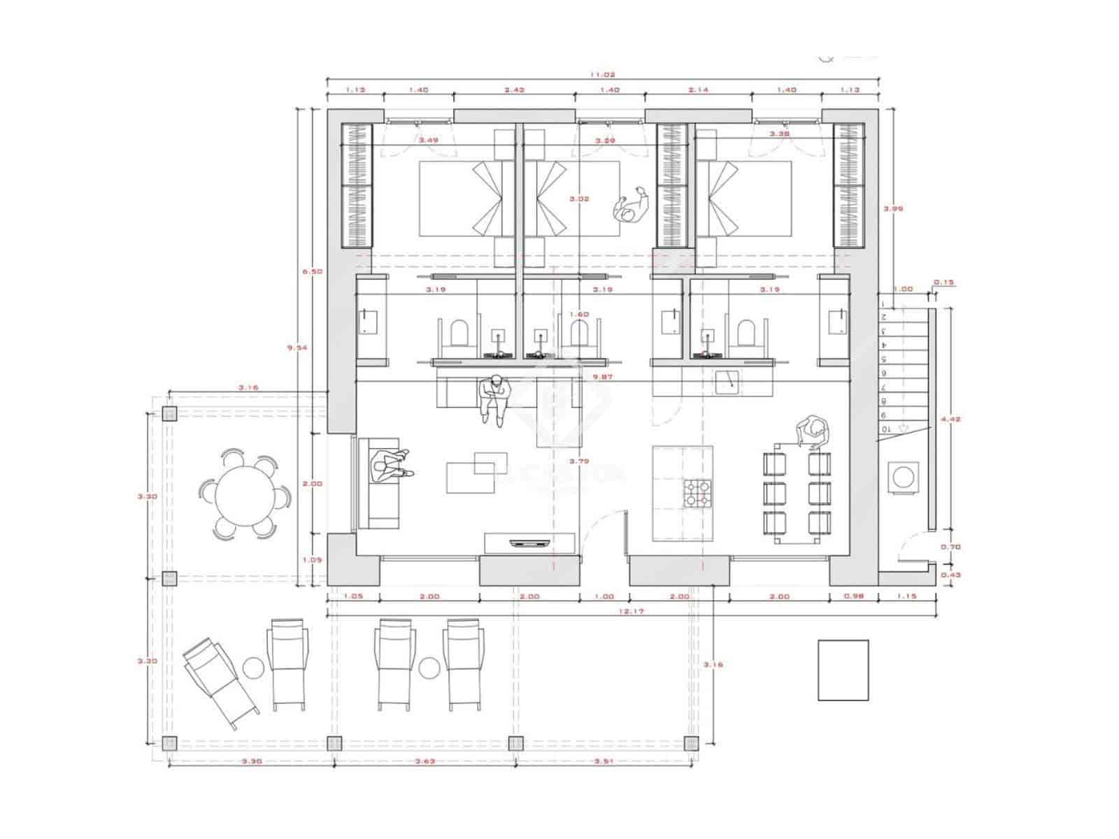 3 sovrum Villa till salu i La Savina med pool - 4 900 000 € (Ref: 9156351)