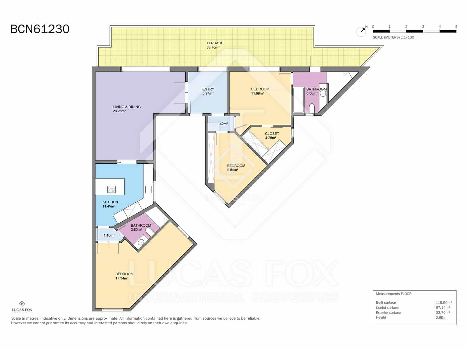 3 soveværelse Lejlighed til salg i Barcelona by - € 599.000 (Ref: 9160516)