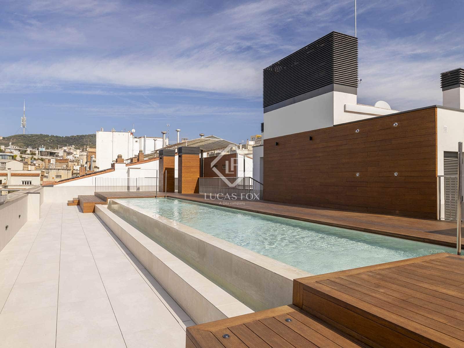 3 soveværelse Lejlighed til leje i Barcelona by med swimmingpool garage - € 4.500 (Ref: 9160518)