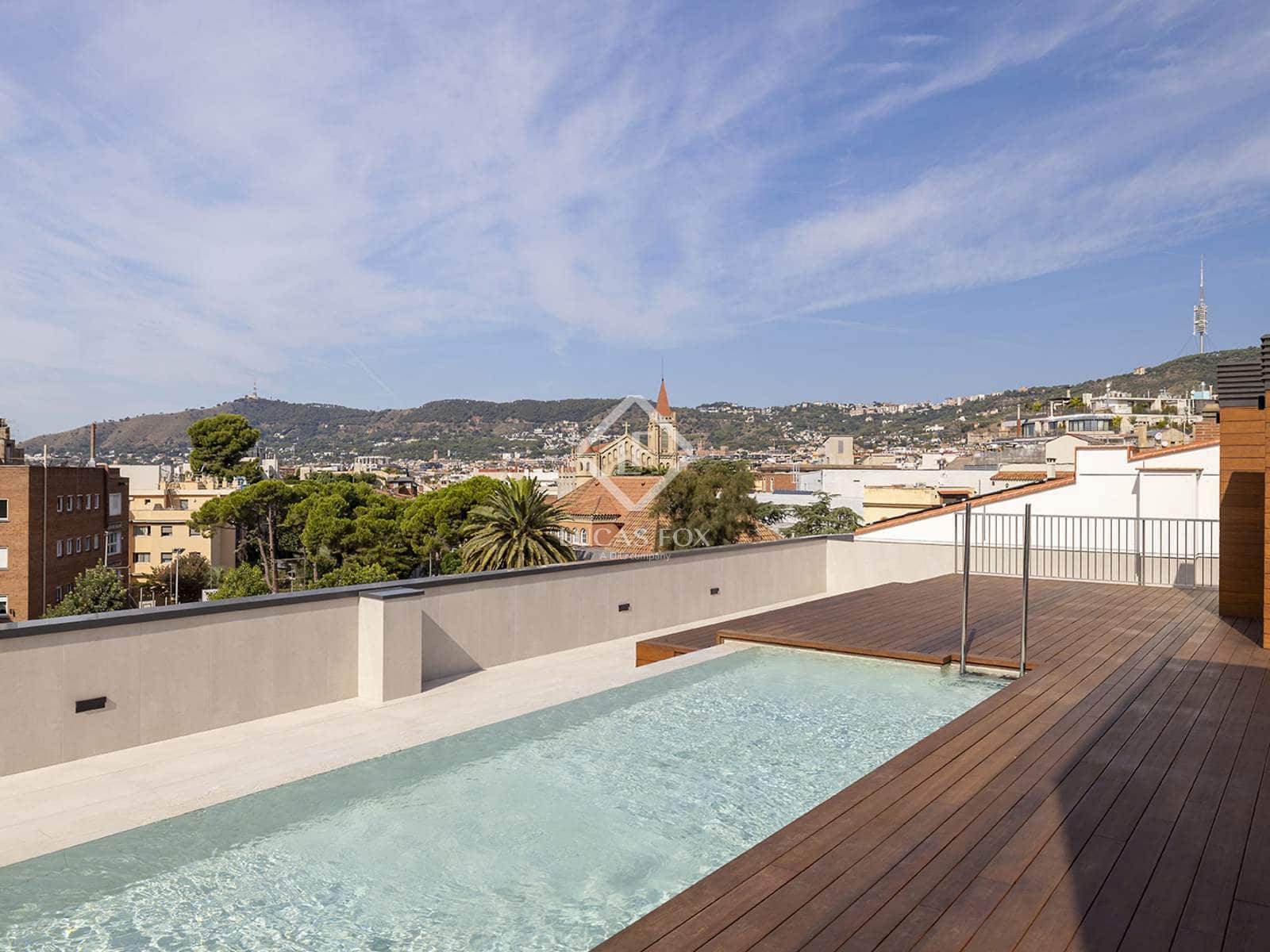 3 soveværelse Lejlighed til leje i Barcelona by med swimmingpool garage - € 4.500 (Ref: 9160518)