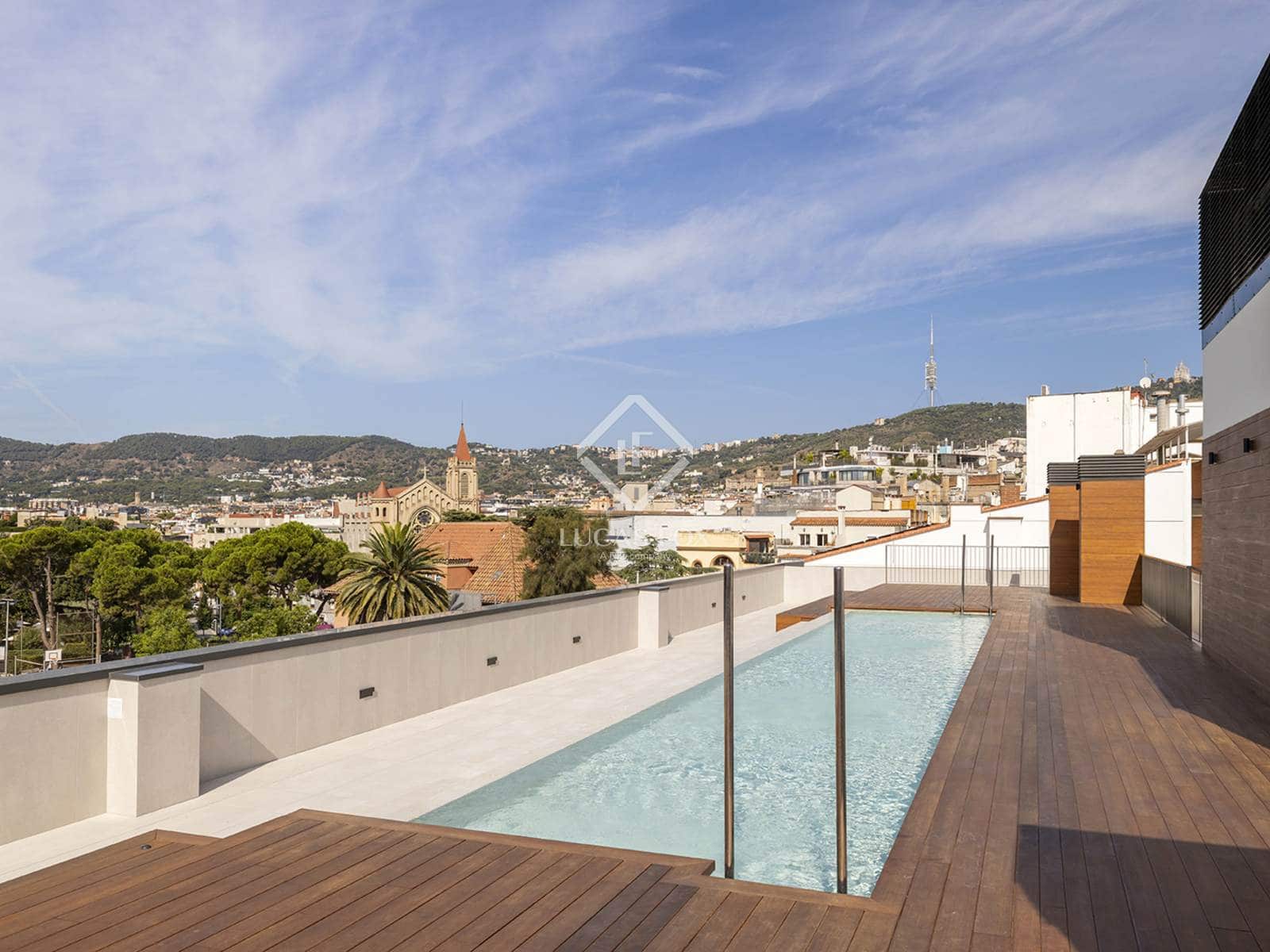 3 soveværelse Lejlighed til leje i Barcelona by med swimmingpool garage - € 4.500 (Ref: 9160518)