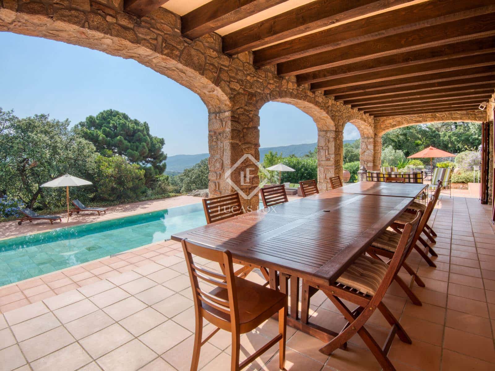 7 bedroom Finca/Country House for sale in Santa Cristina d'Aro with pool garage - € 1,900,000 (Ref: 9171882)