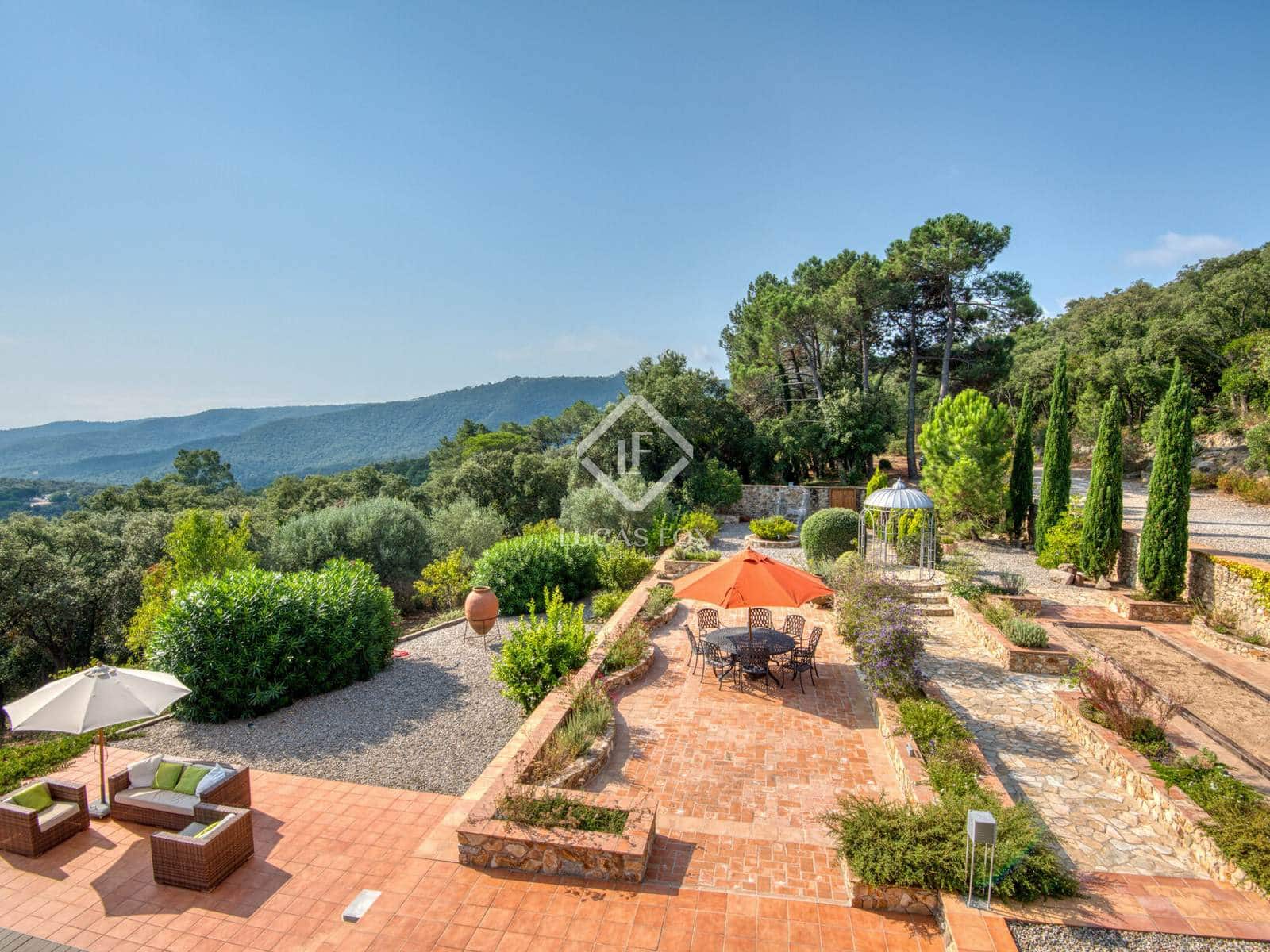 7 bedroom Finca/Country House for sale in Santa Cristina d'Aro with pool garage - € 1,900,000 (Ref: 9171882)
