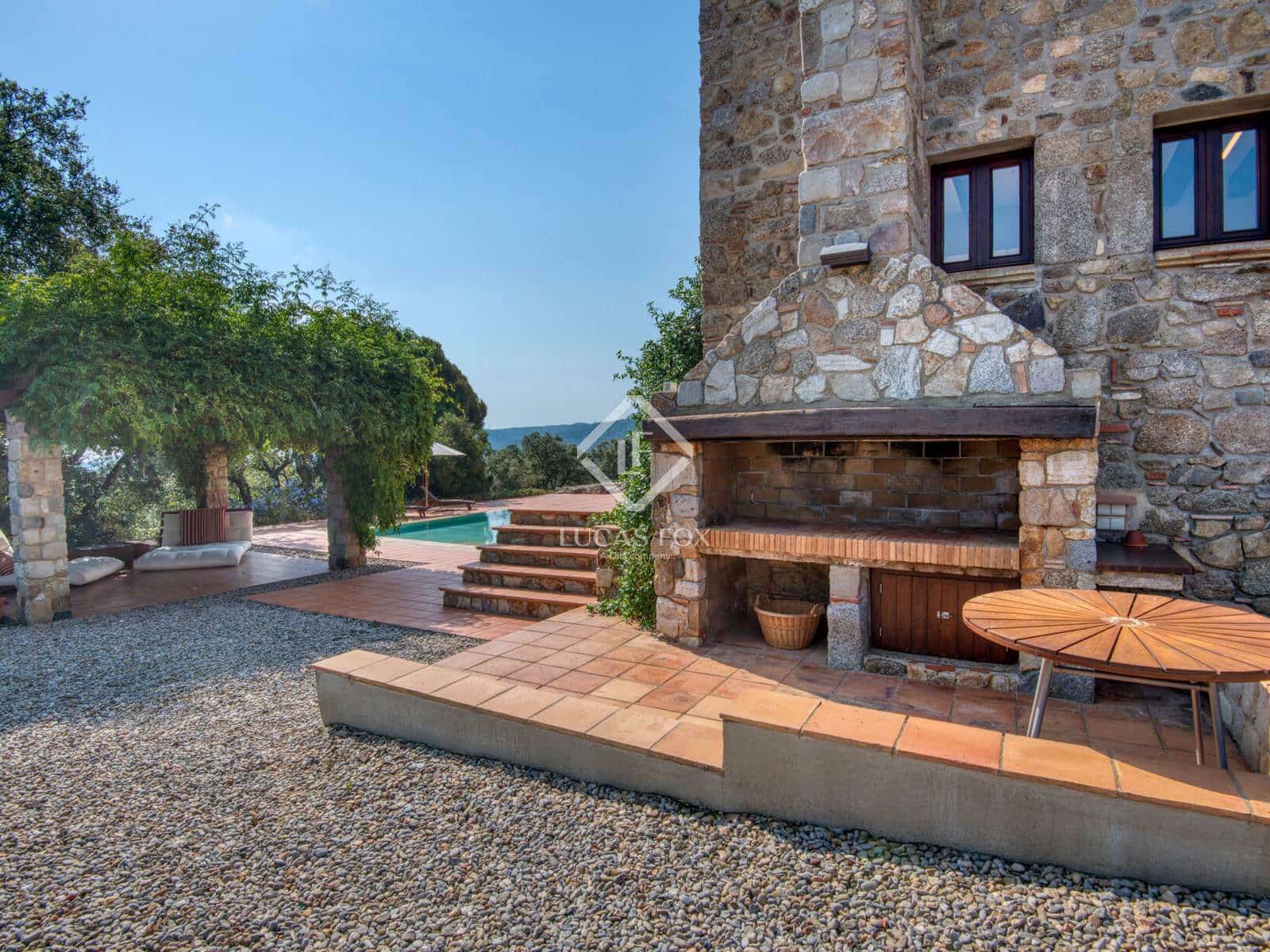 7 bedroom Finca/Country House for sale in Santa Cristina d'Aro with pool garage - € 1,900,000 (Ref: 9171882)
