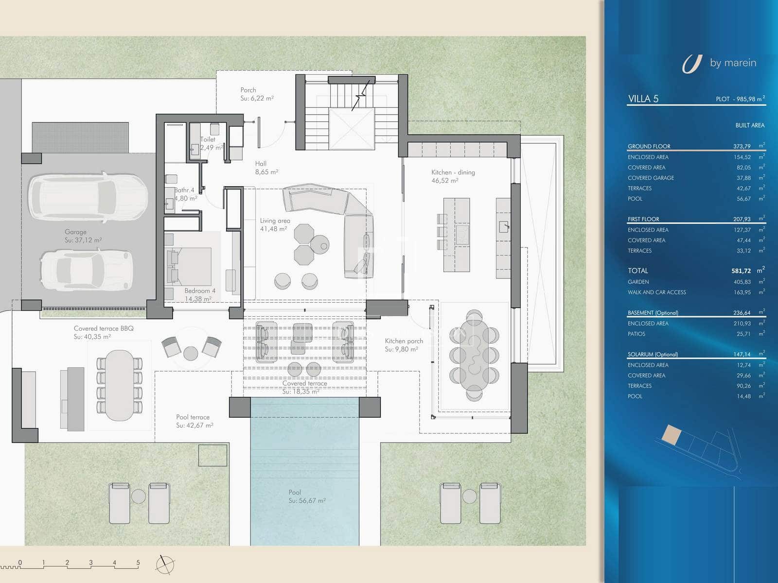 4 chambre Villa/Maison à vendre à Bel-Air avec piscine garage - 2 400 000 € (Ref: 9181538)