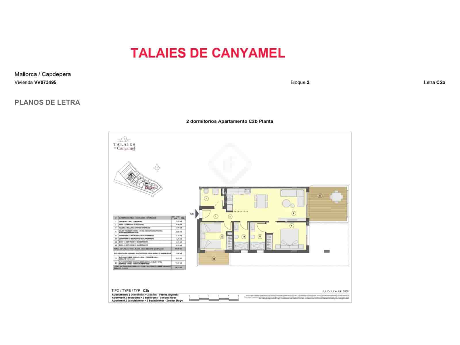2 soveværelse Lejlighed til salg i Canyamel med garage - € 512.000 (Ref: 9187731)