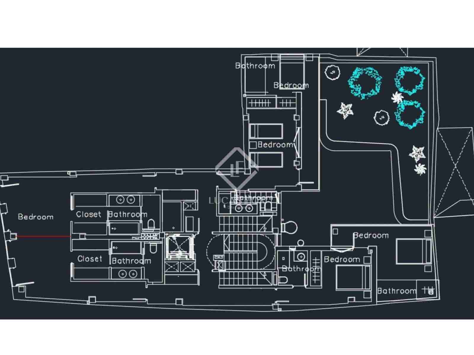 4 soveværelse Penthouse til salg i Madrid by med garage - € 1.850.000 (Ref: 9190258)