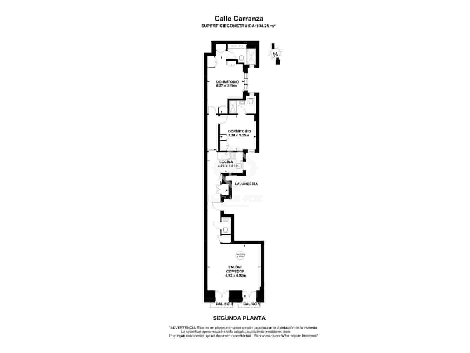 2 Zimmer Apartment zu verkaufen in Madrid Stadt - 1.050.000 € (Ref: 9192994)