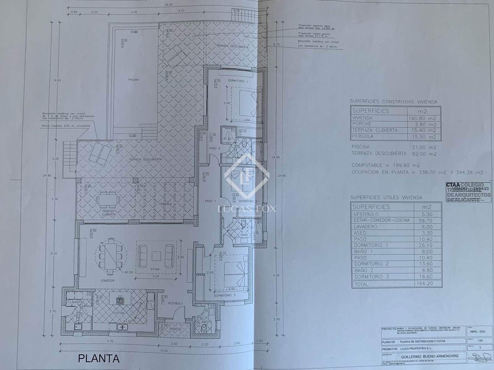 3 slaapkamer Villa te koop in Javea / Xabia met zwembad garage - € 1.190.000 (Ref: 9197194)