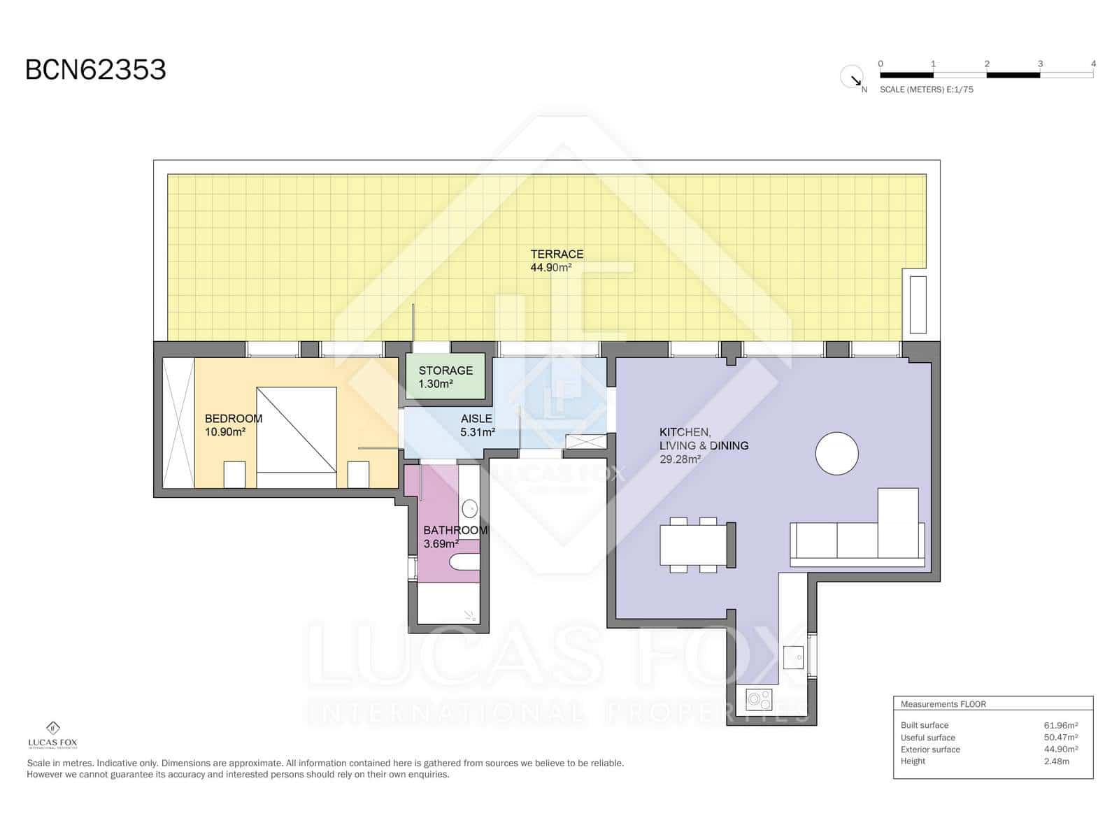 1 soveværelse Penthouse til salg i Barcelona by - € 593.000 (Ref: 9199781)