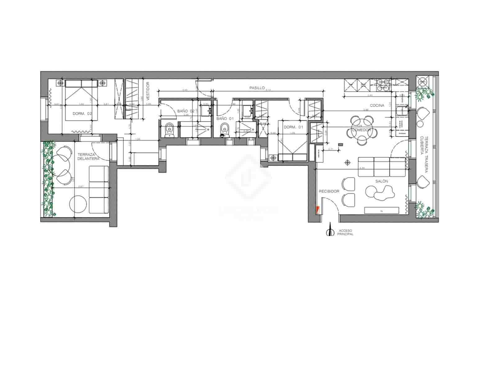 2 Zimmer Apartment zu verkaufen in Madrid Stadt - 1.650.000 € (Ref: 9200862)