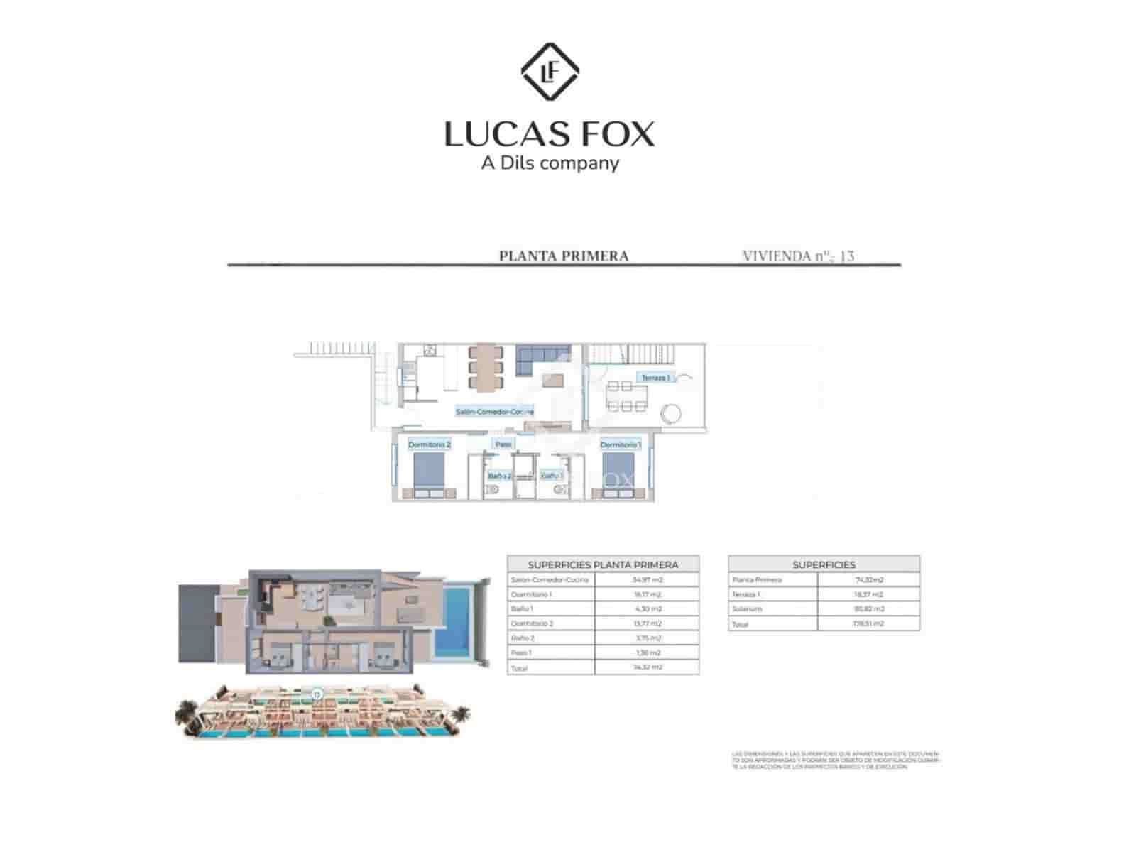 2 bedroom Villa for sale in Finestrat with pool garage - € 379,900 (Ref: 9216708)