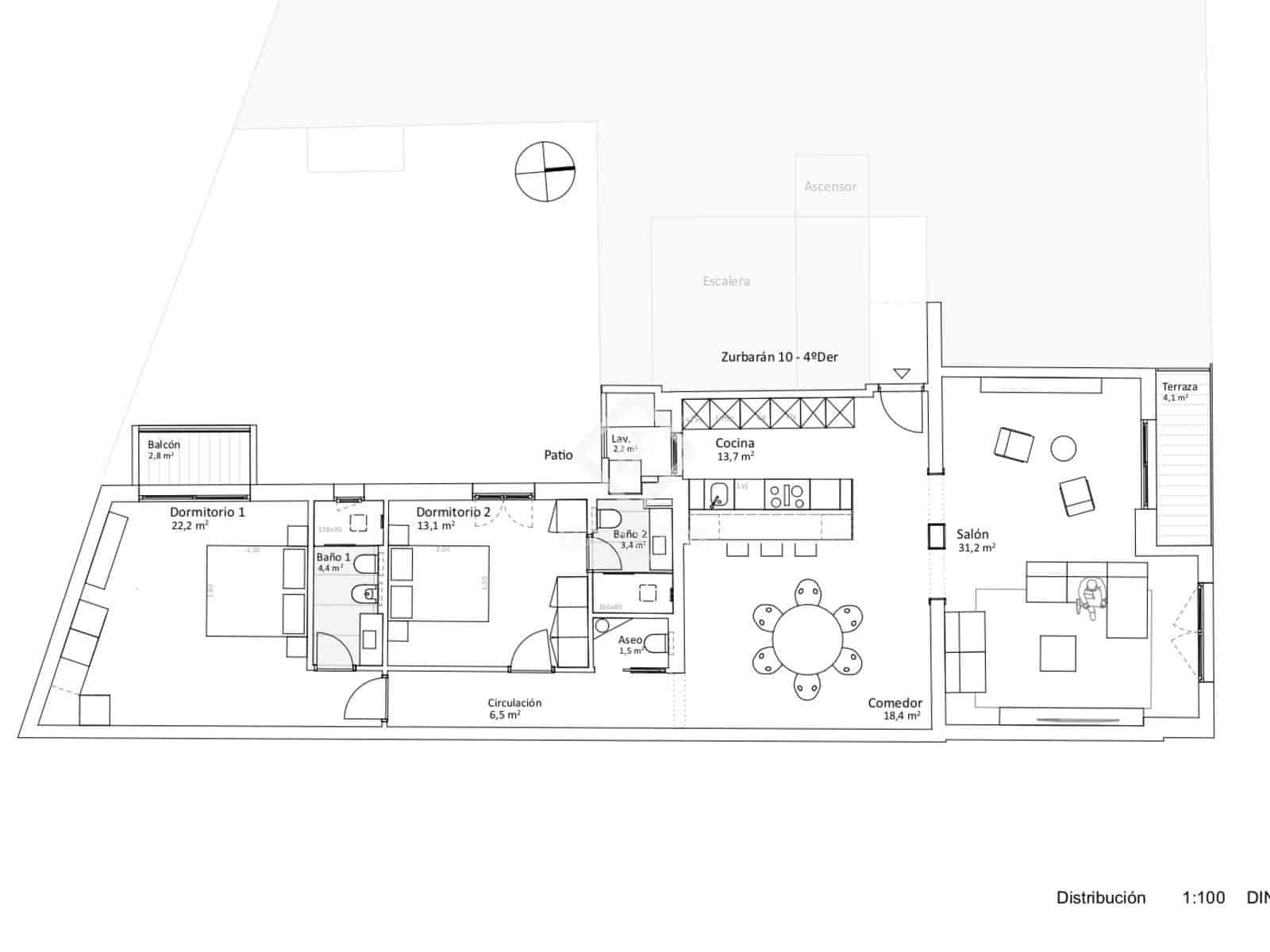 2 soverom Leilighet til salgs i Madrid by - € 2 300 000 (Ref: 9219359)