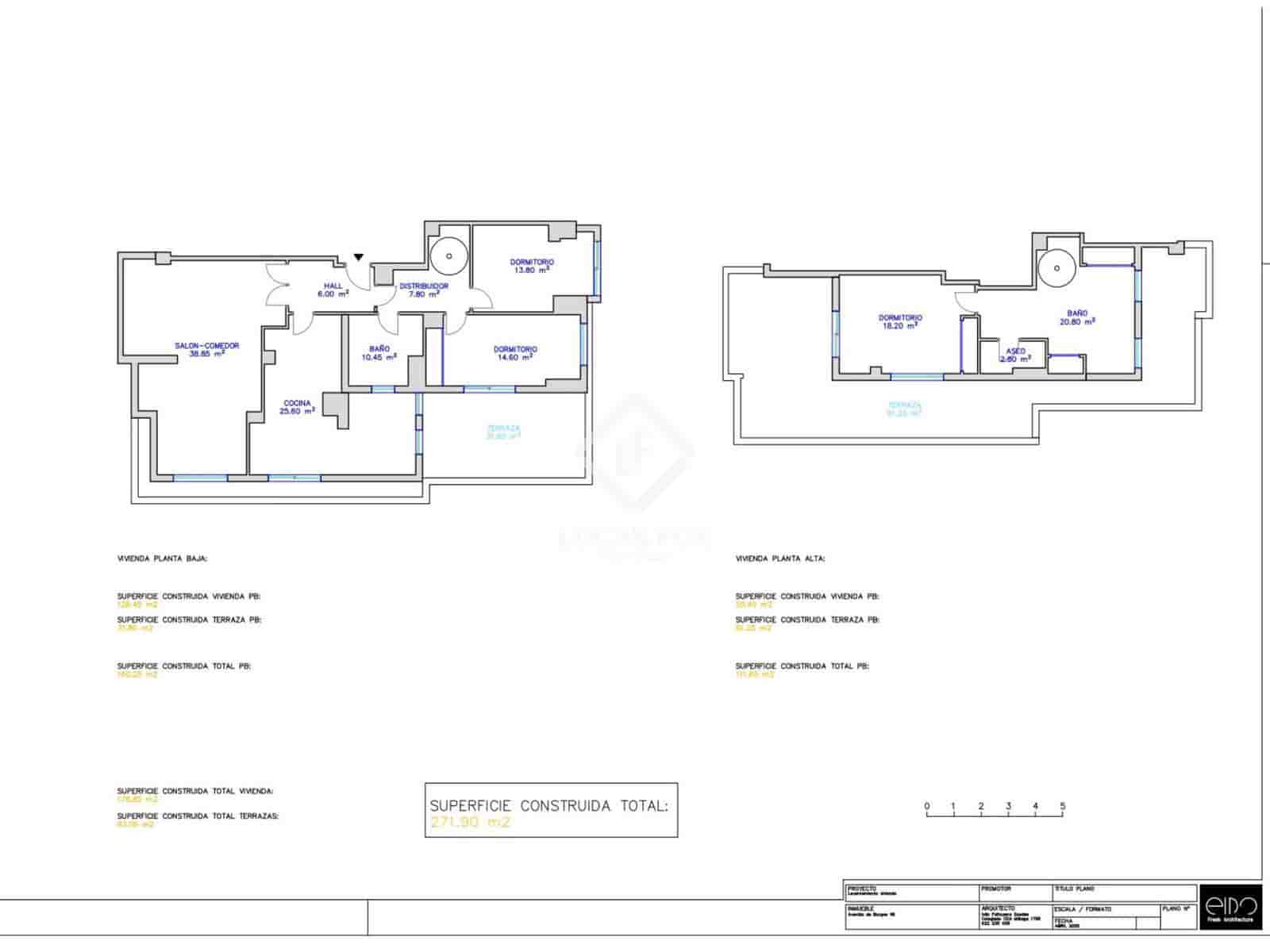 3 soveværelse Penthouse til salg i Madrid by med swimmingpool garage - € 1.950.000 (Ref: 9237720)