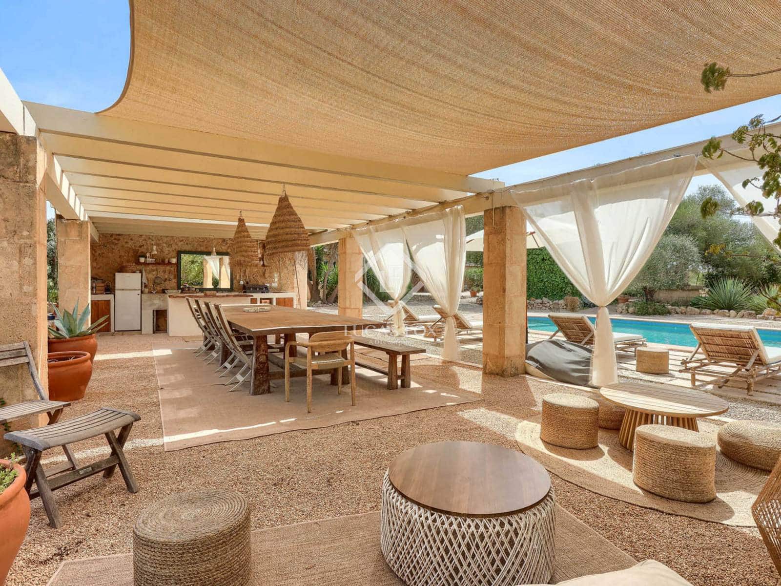 7 chambre Finca/Maison de Campagne à vendre à Montuiri avec piscine garage - 4 940 000 € (Ref: 9237840)